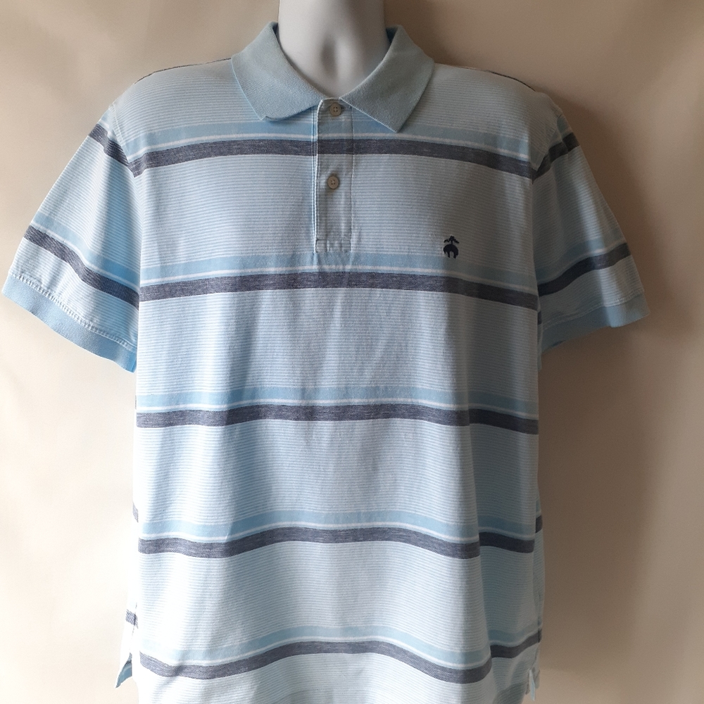 Brooks Brothers men's light blue polo shirt